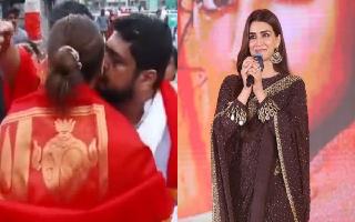 adipurush-director-om-raut-sparks-controversy-as-he-kisses-kriti-sanon-at-tirupati-temple-see-pic